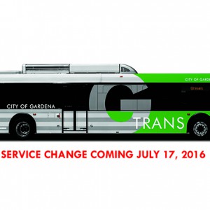 GTrans service change bus image