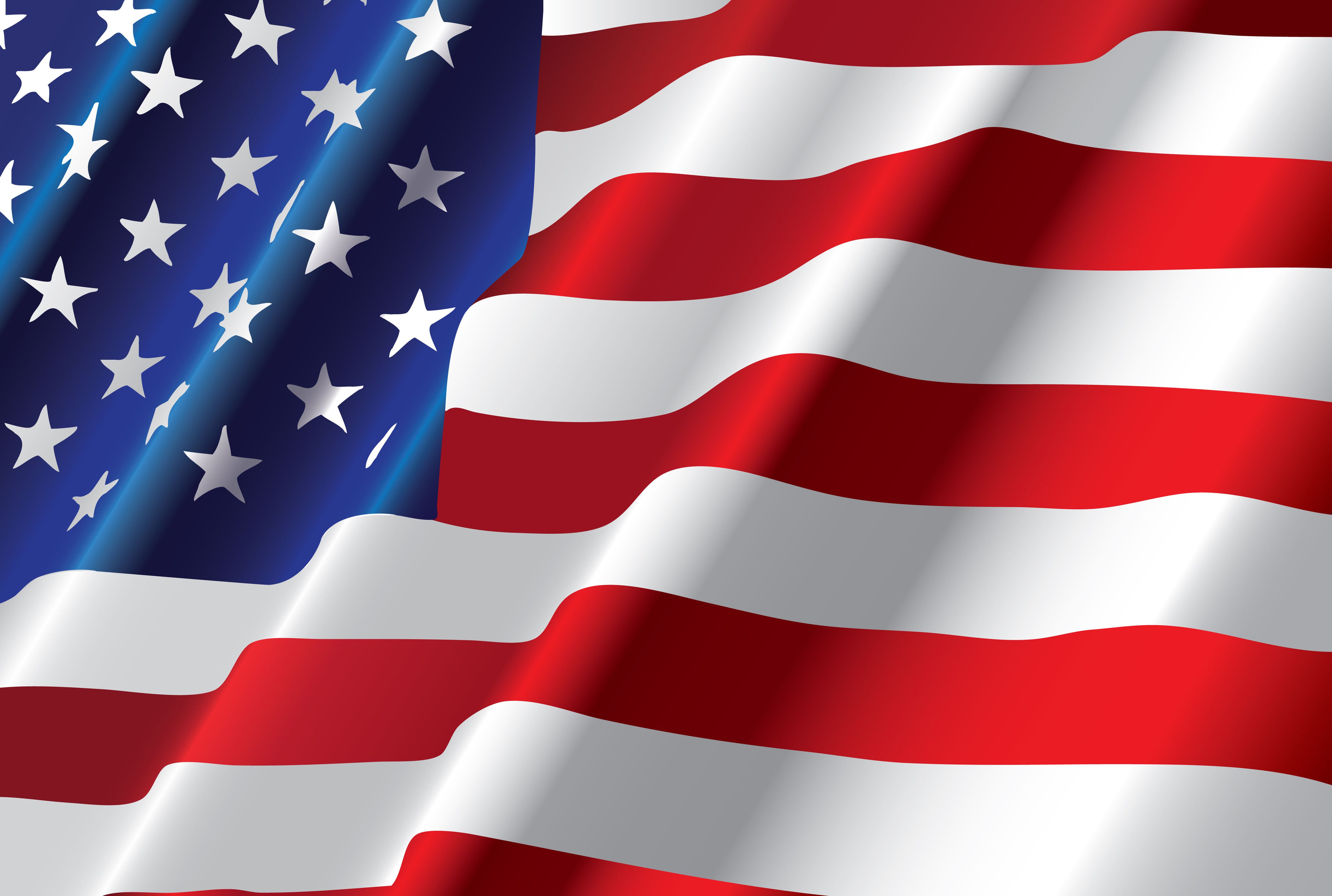 American Flag for Veteragans day