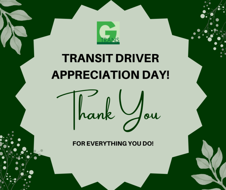 National Transit Driver Appreciation Day 318