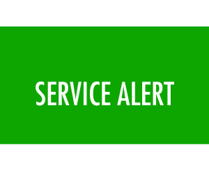 Service Alert Banner