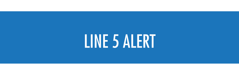 Line 5 Service Alert Banner